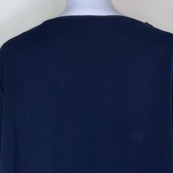 Bloomchic Navy chiffon Tunic With Front Pleating - Picture 10 of 13